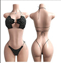 Rhinestone Cut-Out 2-Piece Set